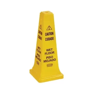 Cono de Seguridad Piso Mojado 64 cm Amarillo