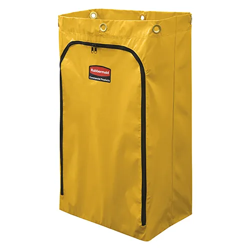 Bolsa de 90 Litros para carro de limpieza vinil amarillo