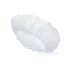 Cofia Para Protección de Cabello Blanca 21"