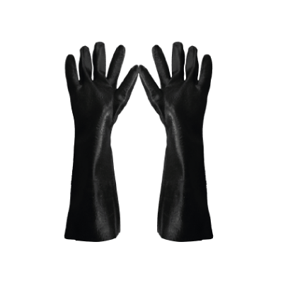 Guante Negro PVC 18 pulgadas