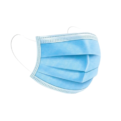 Proteccion Respiratoria Cubreboca tricapa Azul
